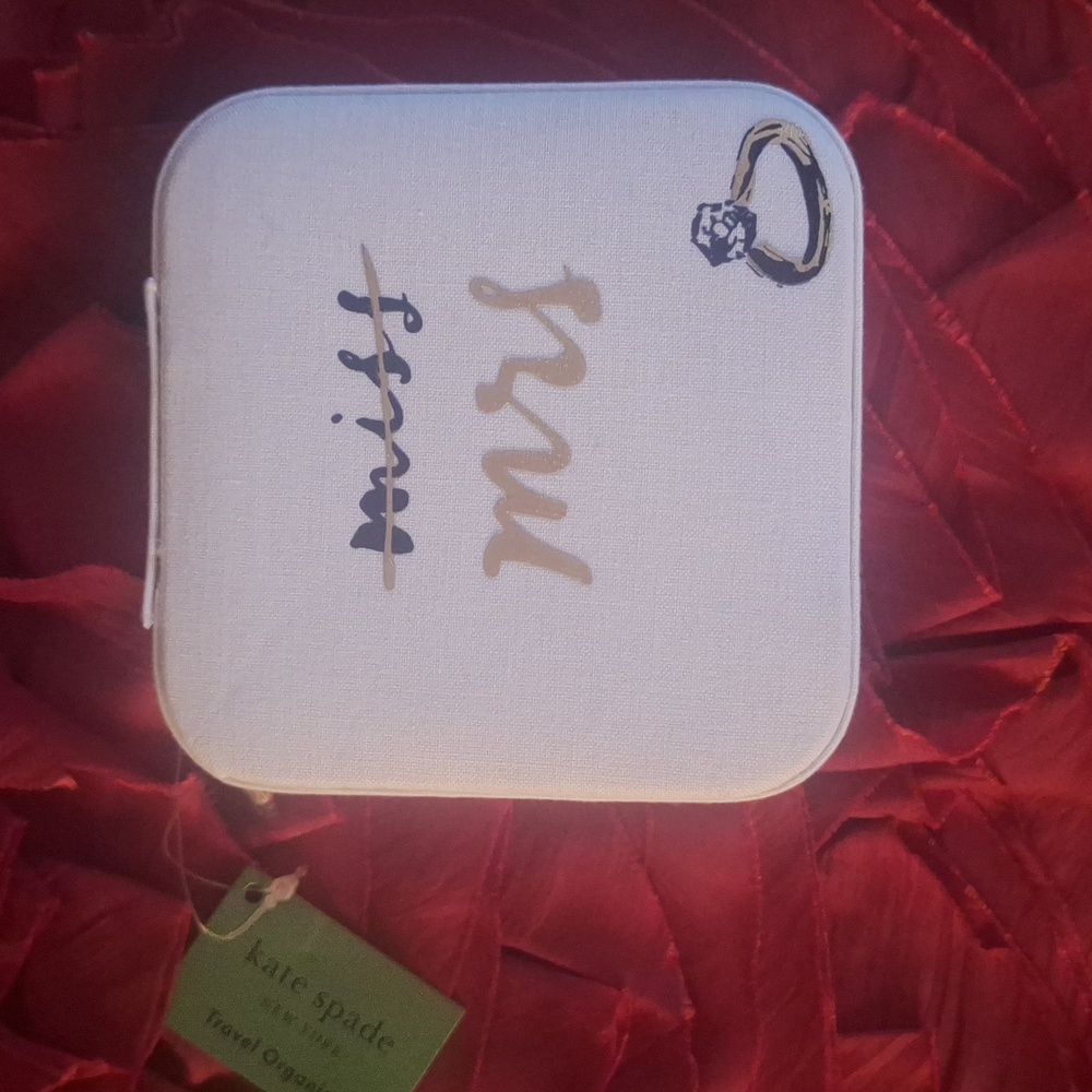Kate Spade "Miss to Mrs" Travel Jewelry Box